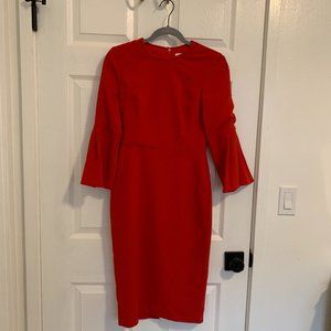 LK Bennett Red Dress Size US 6